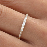 Statement Moissanite Gold Ring image 0
