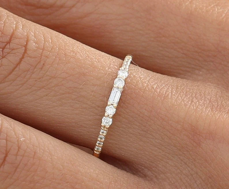 Statement Moissanite Gold Ring image 0
