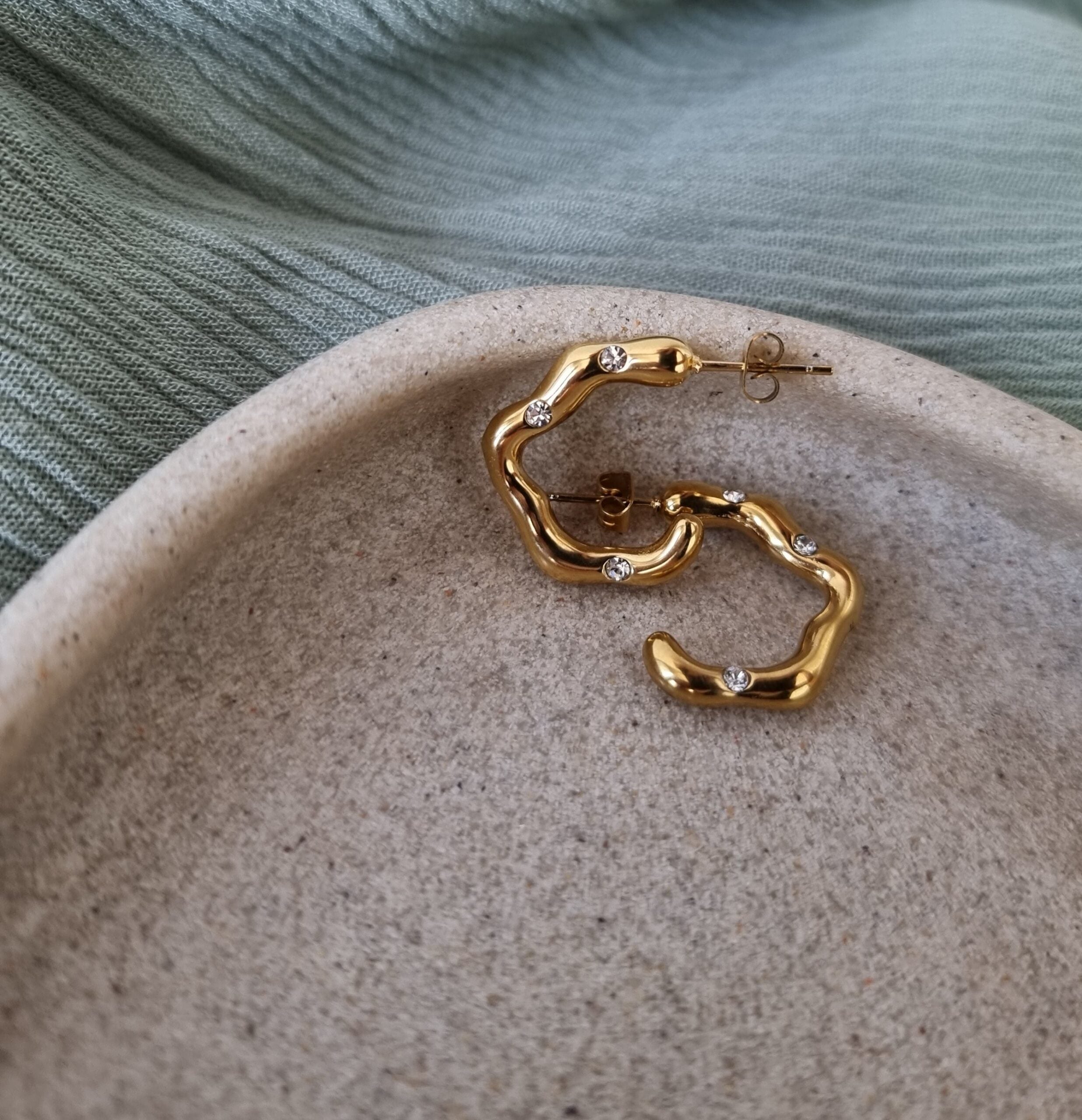 Elle Stainless Steel Earrings image 1