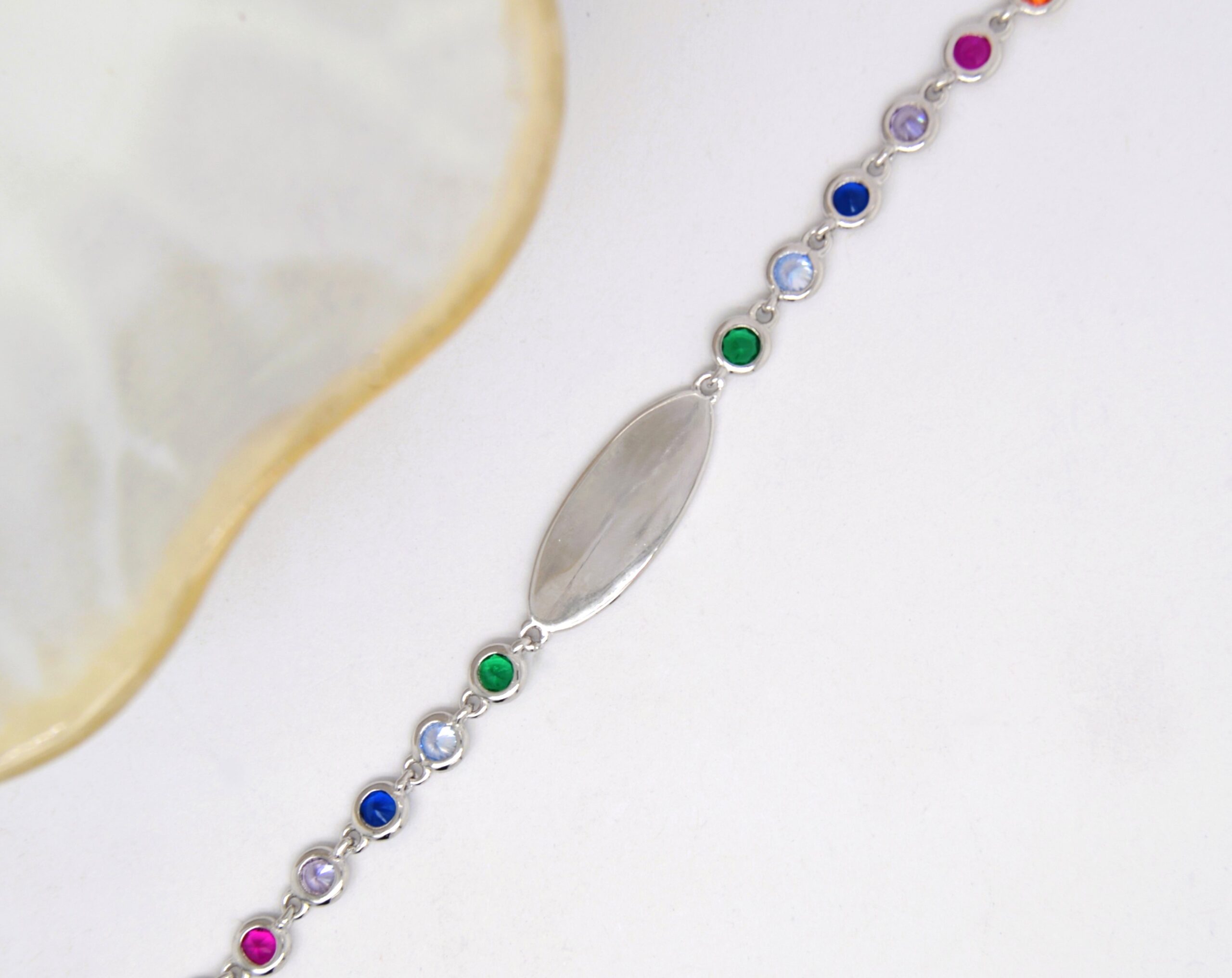 Engravable Tennis Bracelet image 1