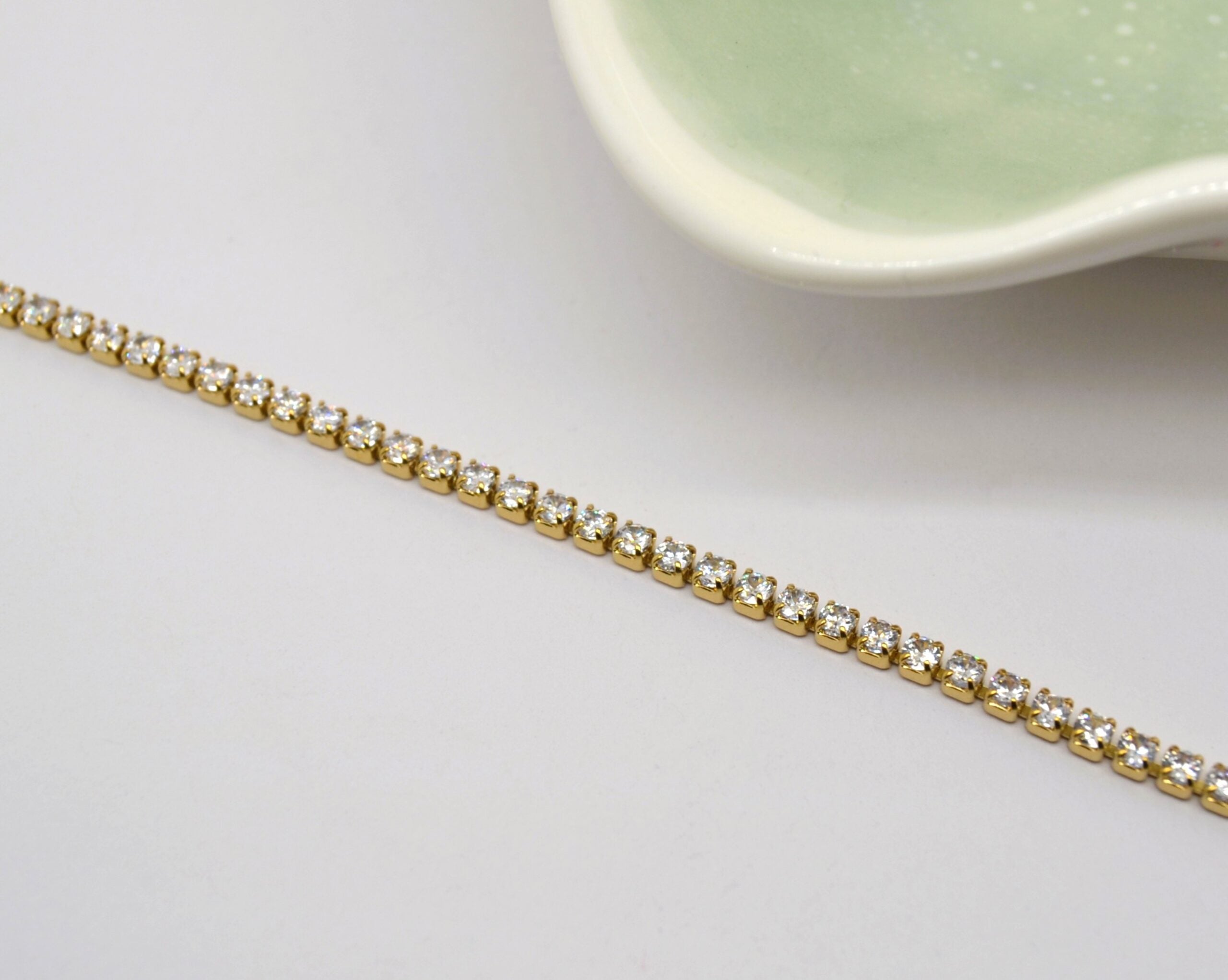 Gold Tennis Bracelet image 0
