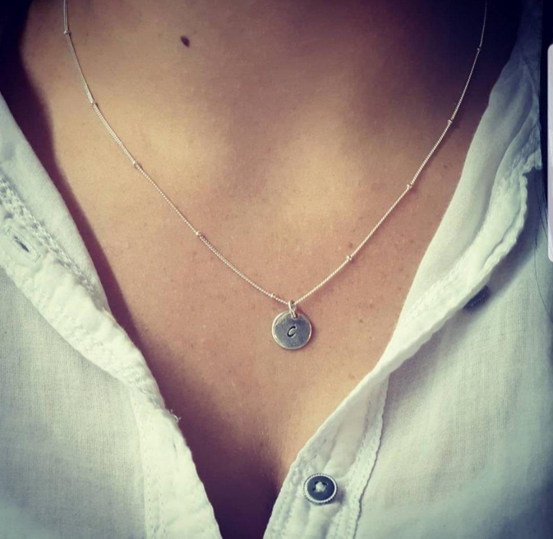 Initial Dot Necklace image 1