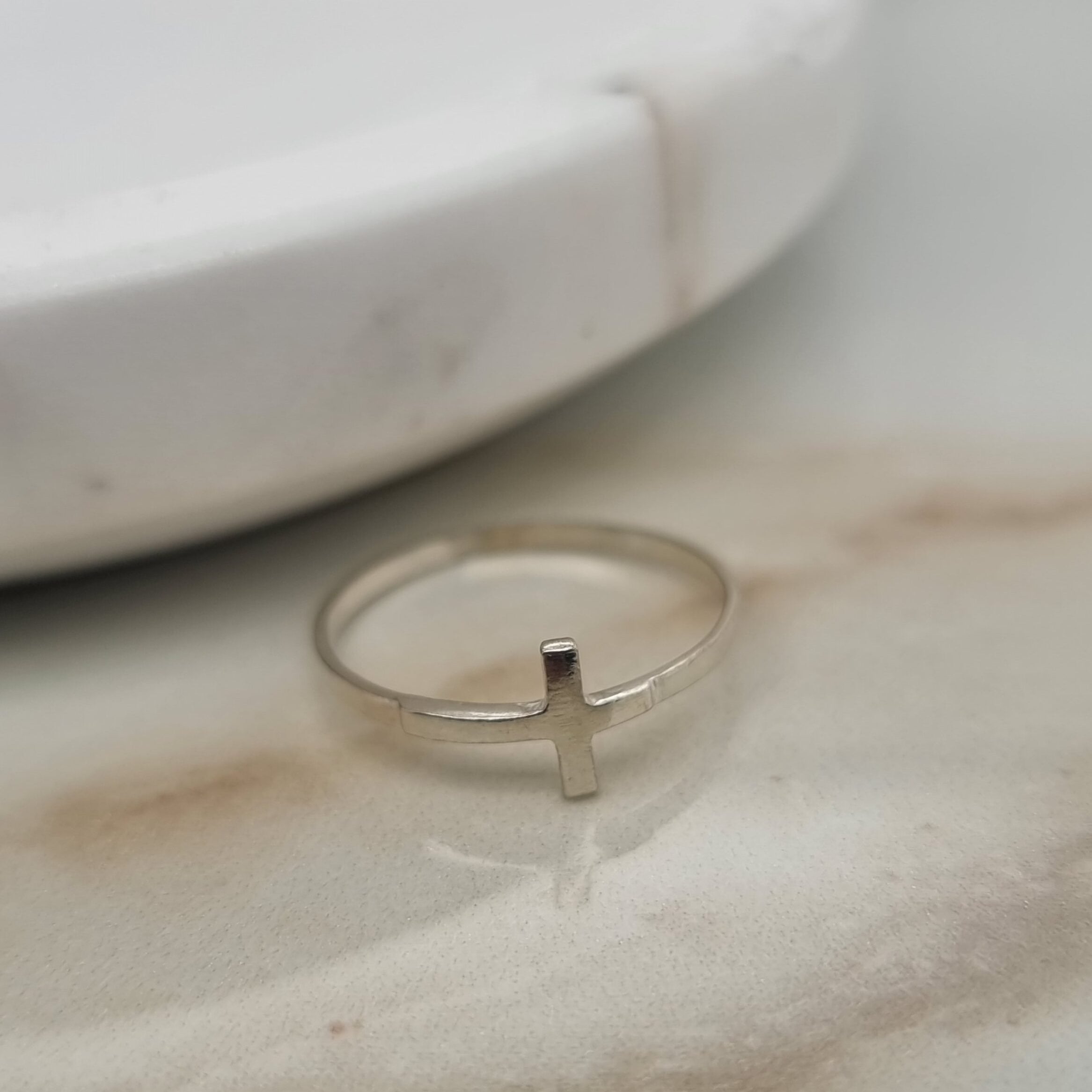 Silver Cross Ring image 1