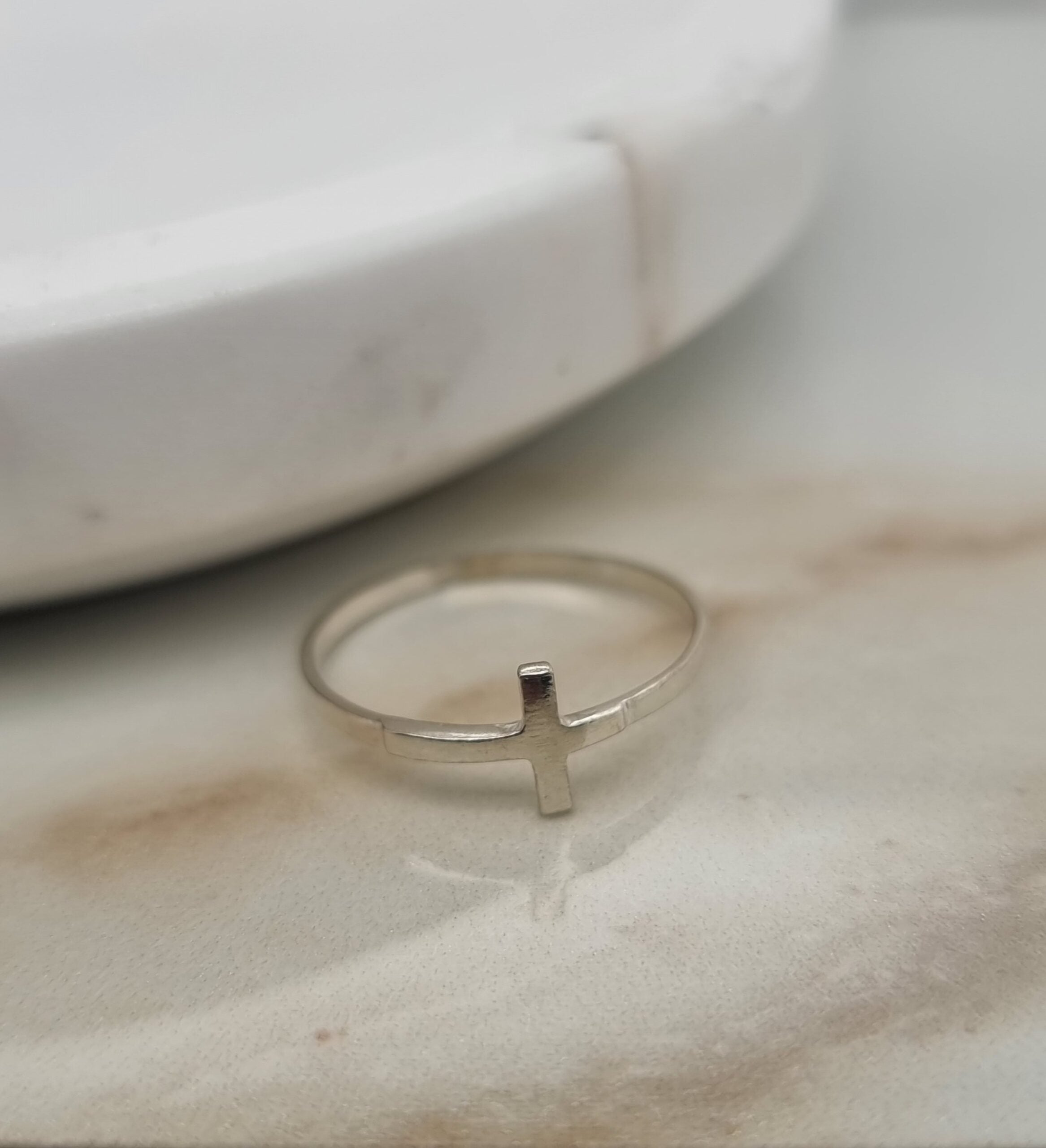 Silver Cross Ring image 1