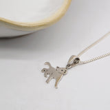 Silver Cat Necklace image 0