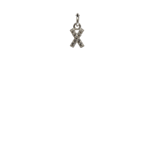 Cut-out Bling Initial X image 0