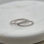 Dainty Half Eternity Band image 1