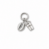 Silver Coffee Charm