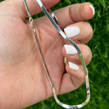 Sterling Silver Herringbone image 1