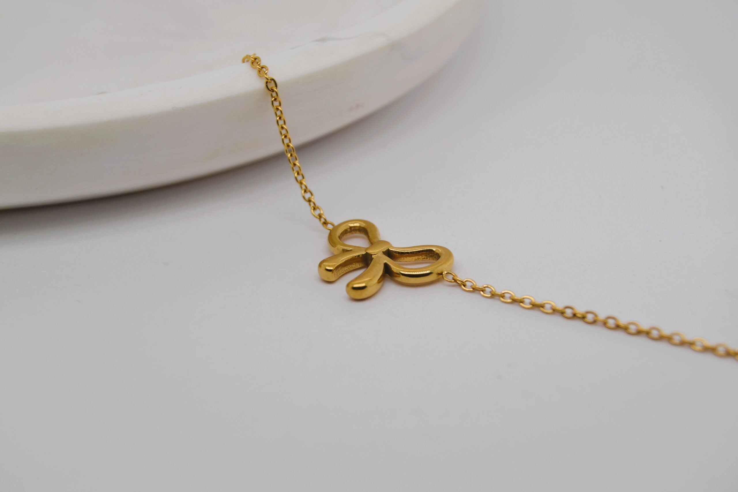 Gold Bow Bracelet image 0