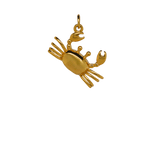 Gold Crab Charm image 0
