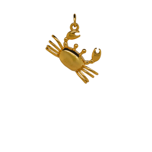 Gold Crab Charm image 0