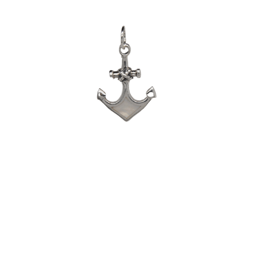 Silver Anchor Charm image 0
