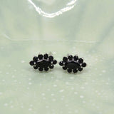 Black Marquise Studs image 0