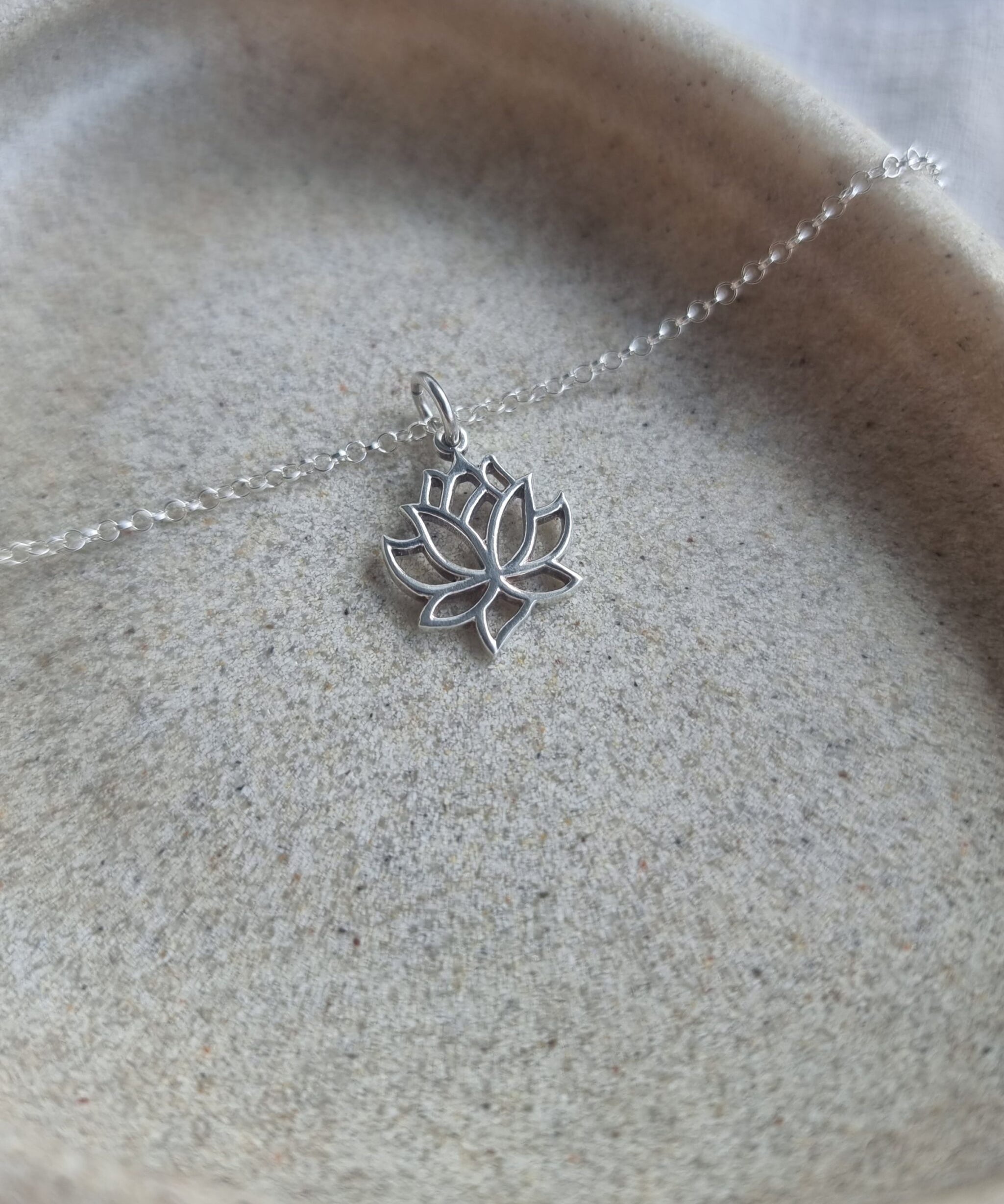 Silver Protea Necklace image 0