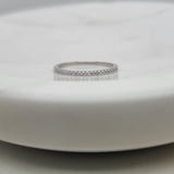 Dainty Half Eternity Band image 0