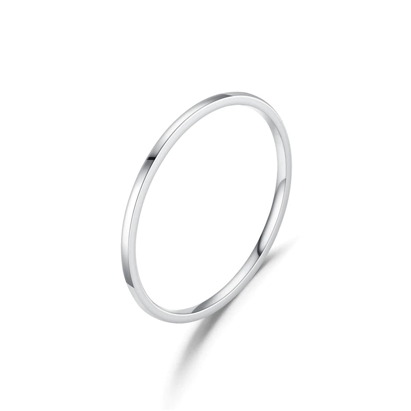 1mm Wedding Band Ring image 0