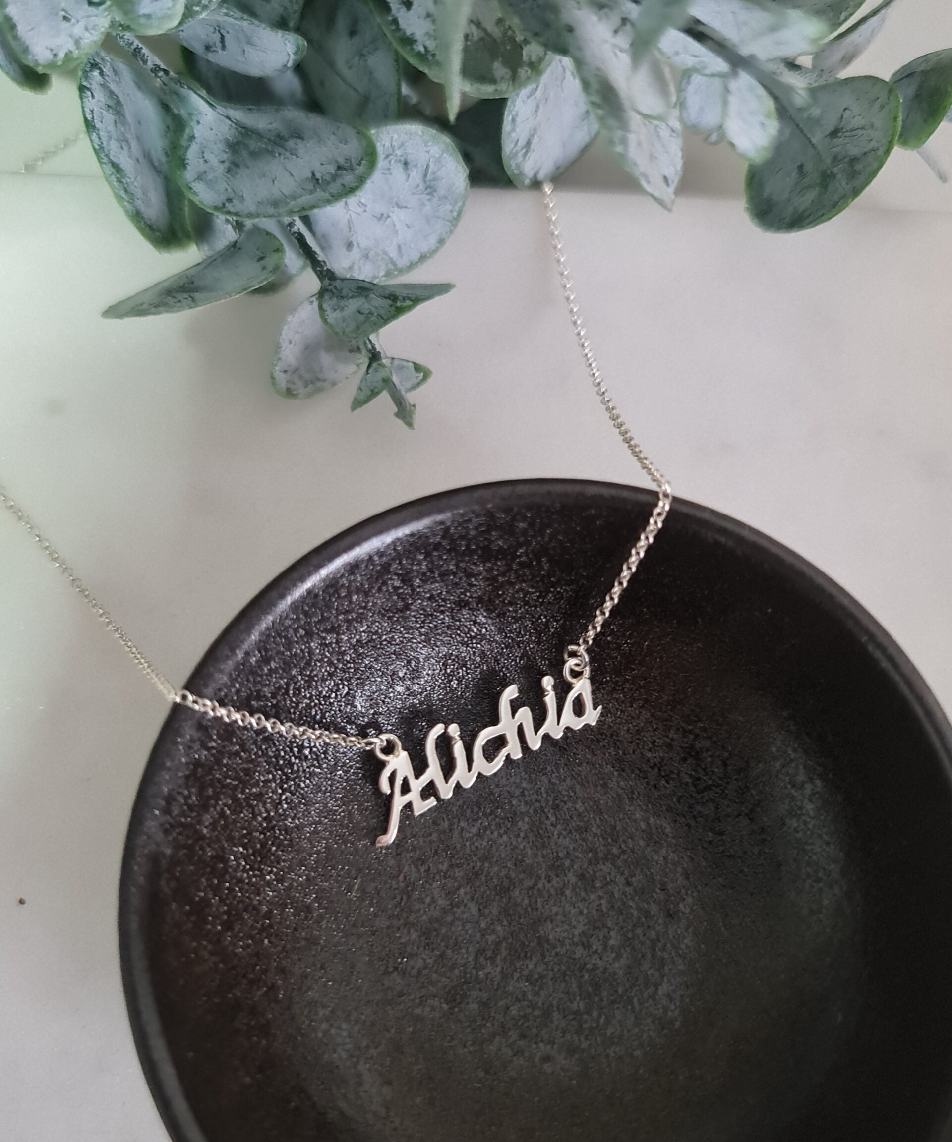 Silver Name Necklace image 0