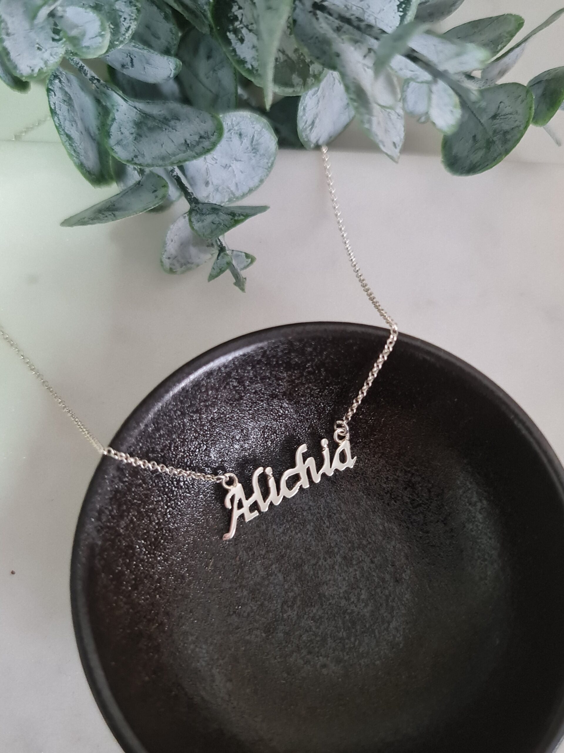 Silver Name Necklace image 0