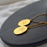 Birth Month and Flower Necklace - May image