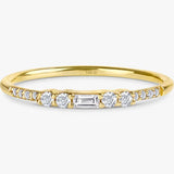 Statement Moissanite Gold Ring image 2
