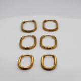 Oval Stainless Steel Huggies image 1