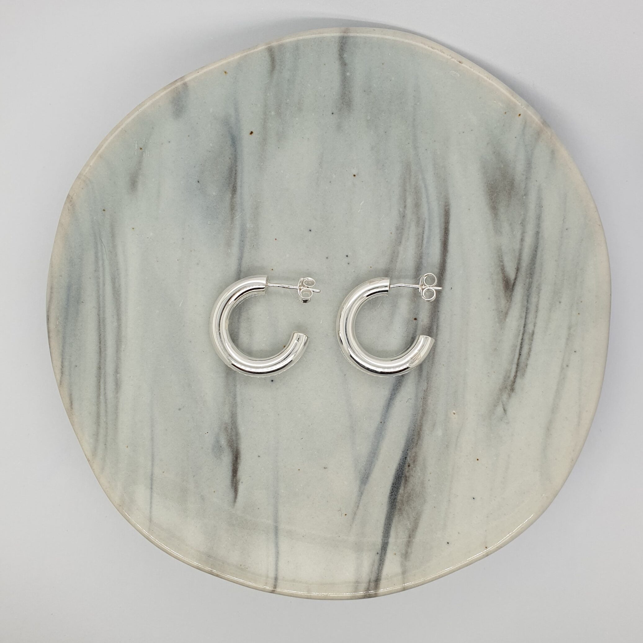 Arian Silver Hoop image 0