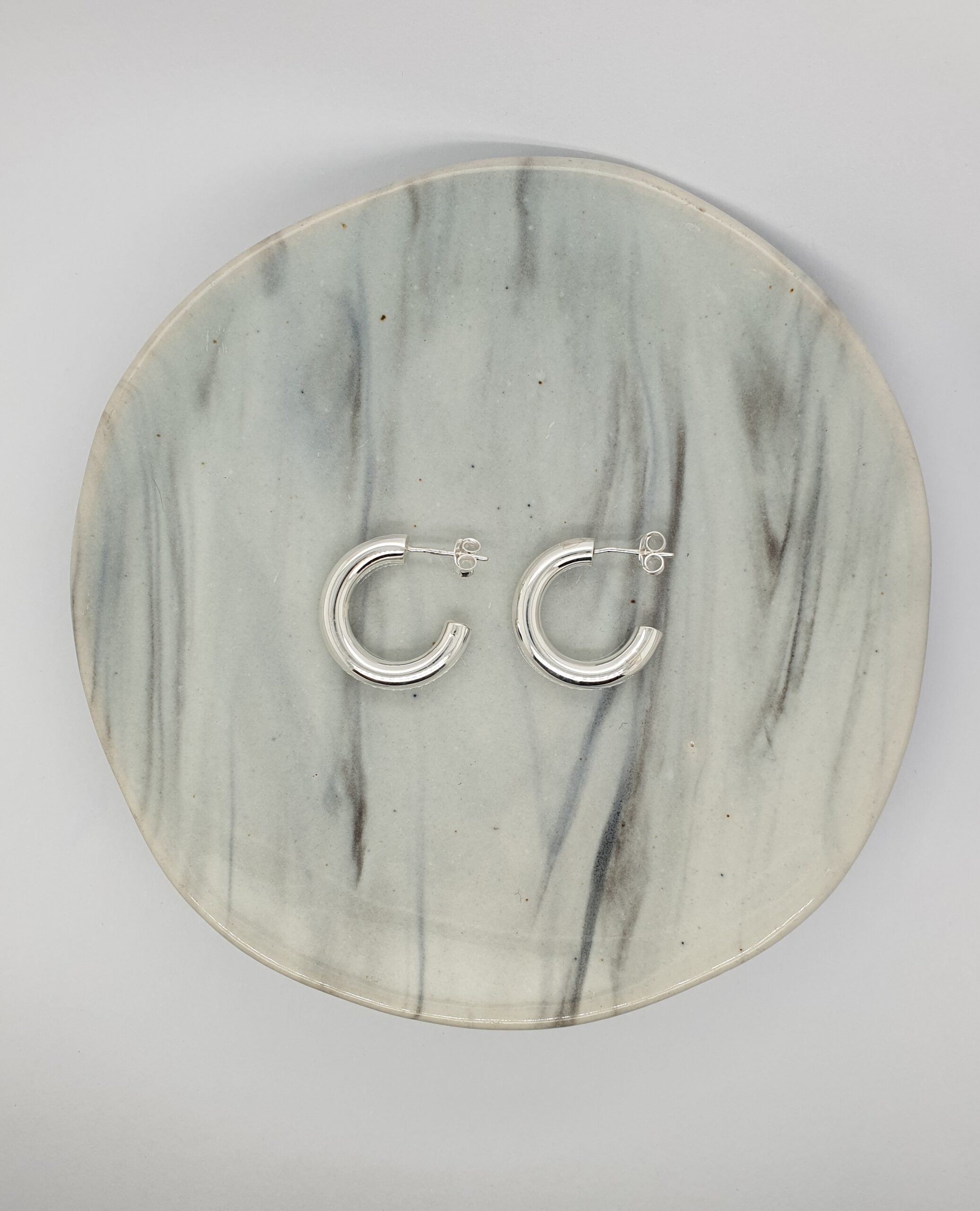 Arian Silver Hoop image 0