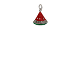3D Watermelon Silver Charm image 0