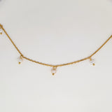 Multiple Pearl Gold Necklace image 0