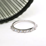 Baguette Half Eternity Ring image 0