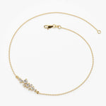 The Cluster Moissanite Bracelet 9k image 2