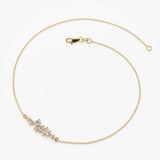 The Cluster Moissanite Bracelet 9k image 2