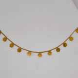 Small Flower Gold Necklace image 0