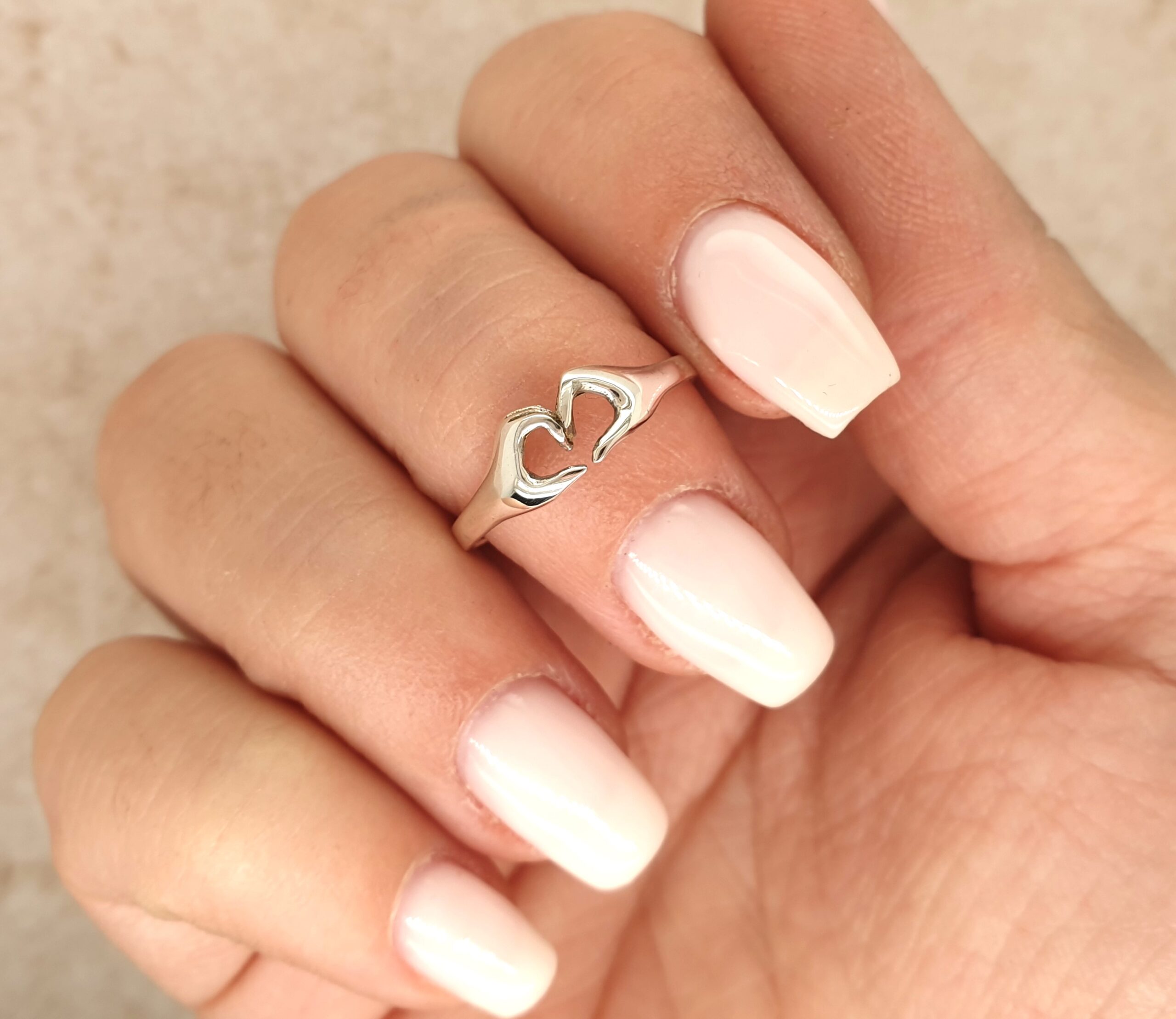 Hand Heart Ring image 0