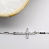 Cross Paperclip Bracelet image 0