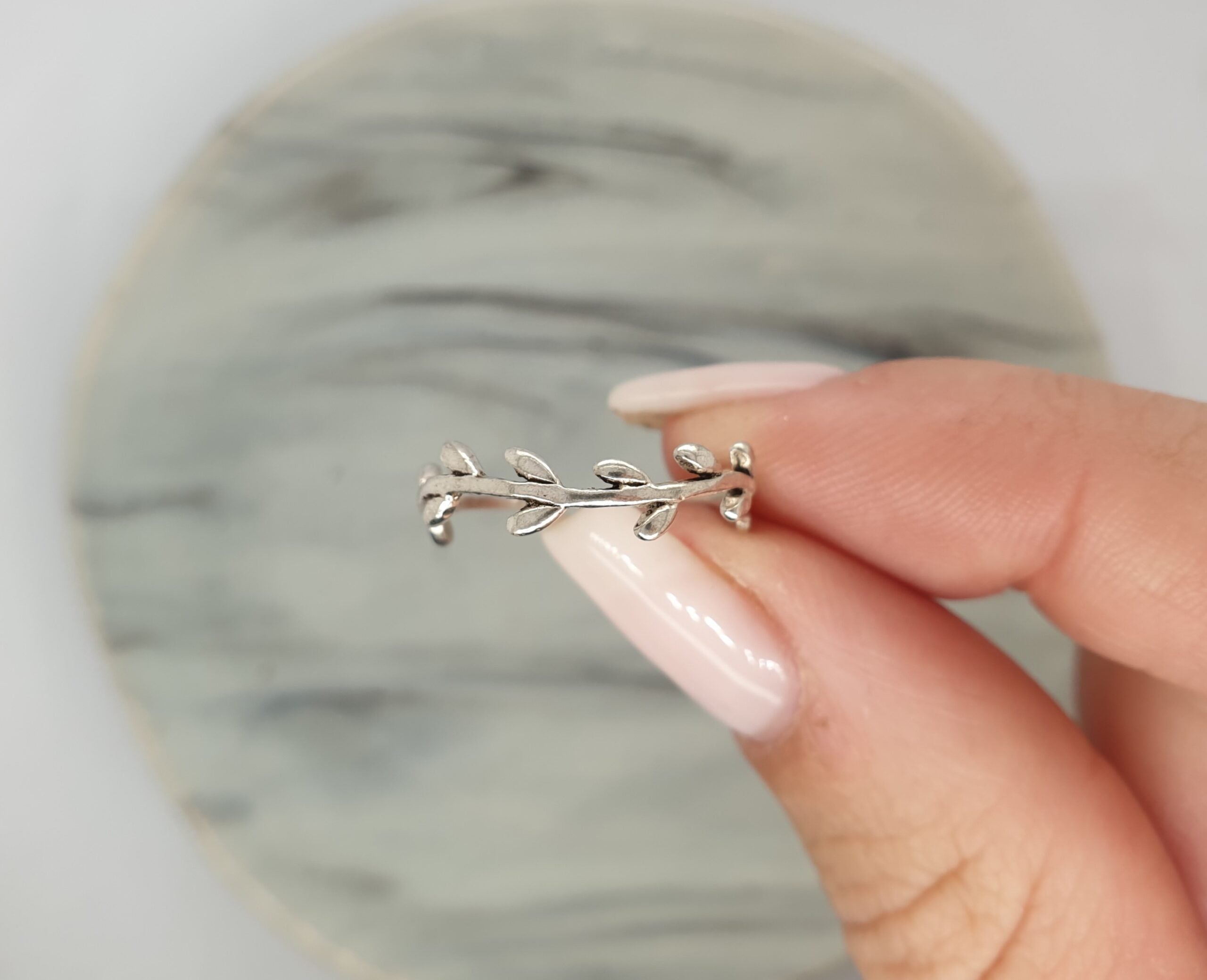 Leafling Silver Ring image 0
