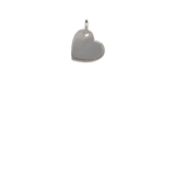 Silver Heart Charm image 0