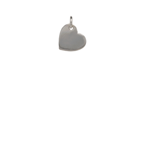 Silver Heart Charm image 0