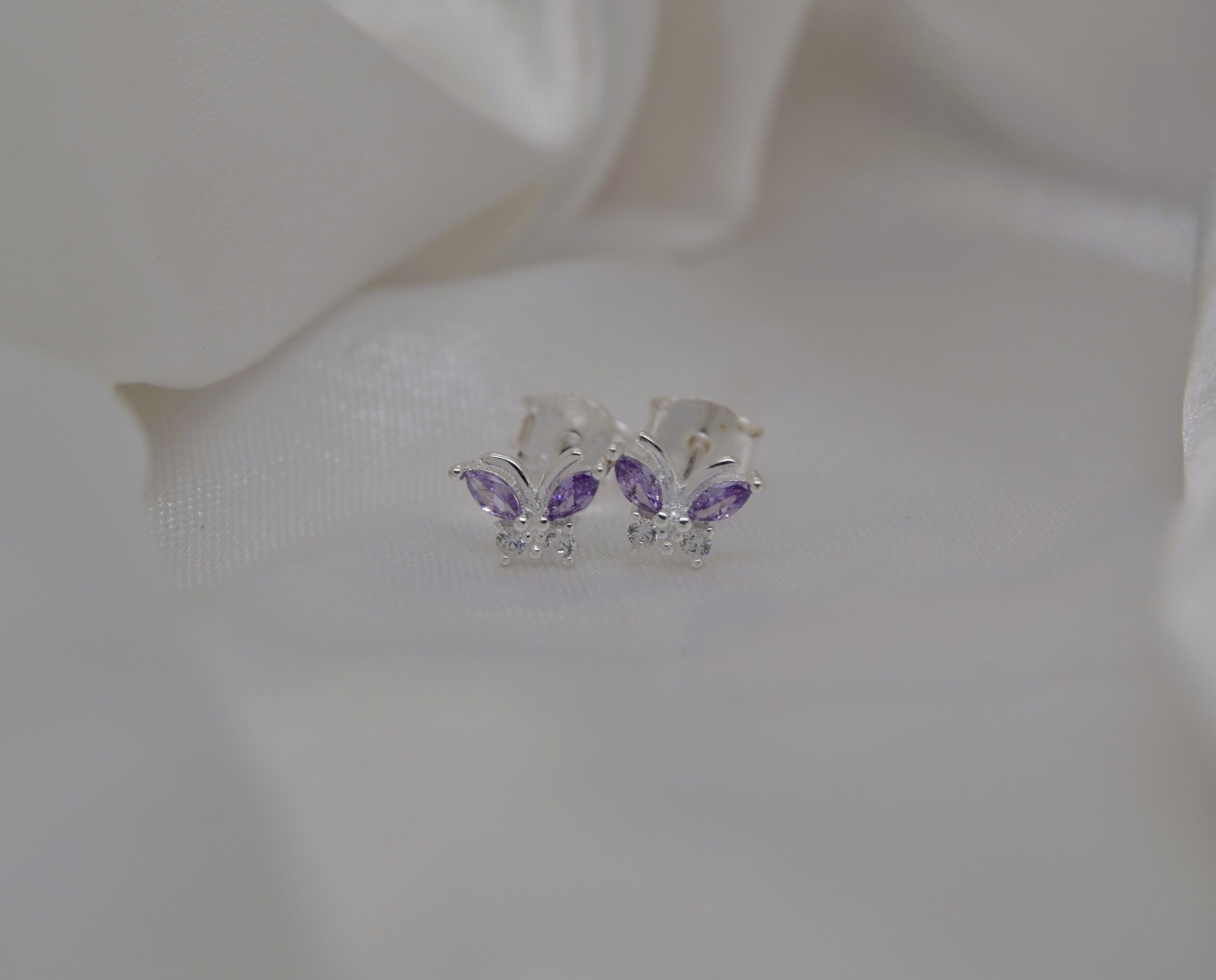 Butterfly Stud Earrings image 0