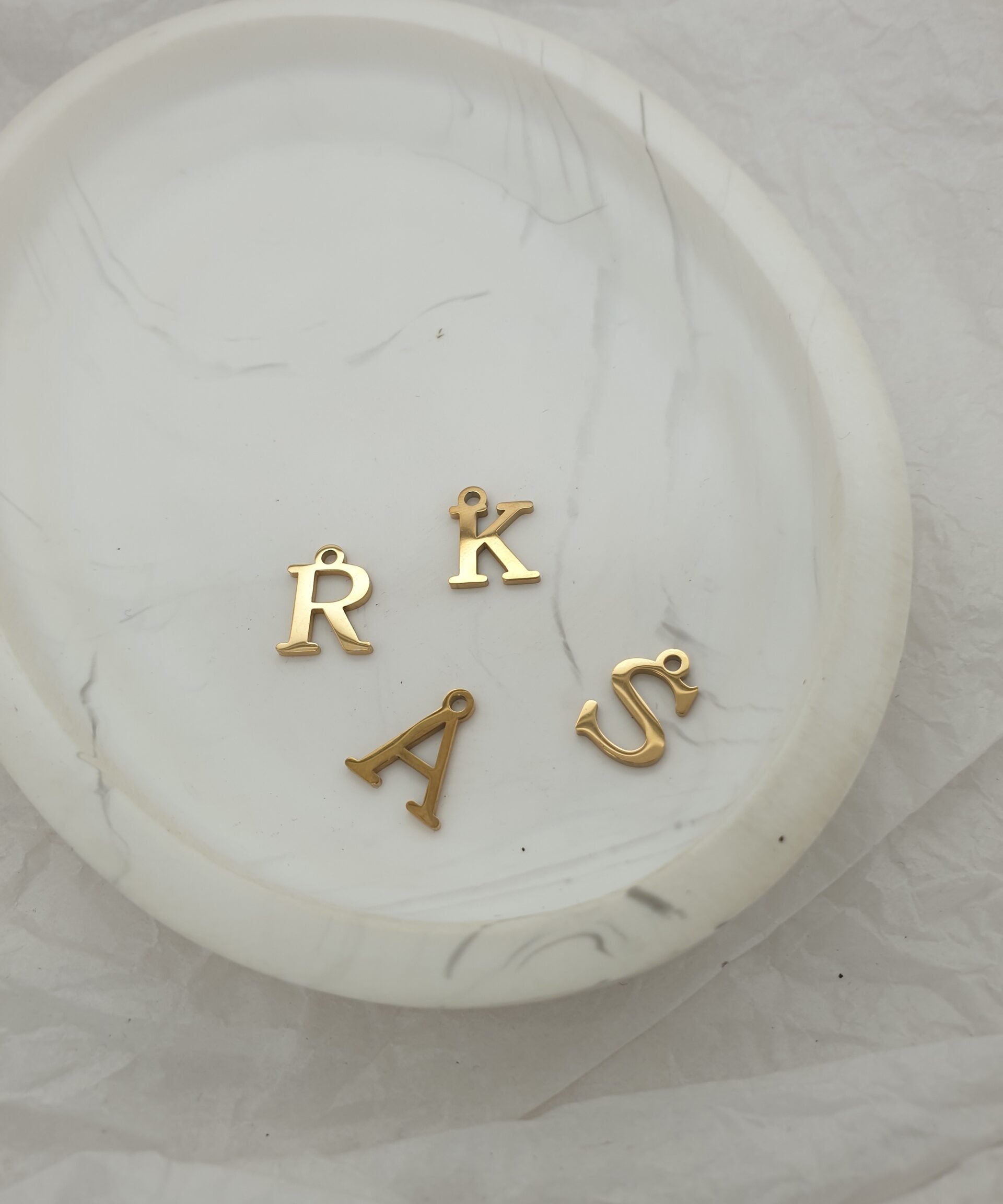 Stainless Steel Gold Initial (Copy) image 0
