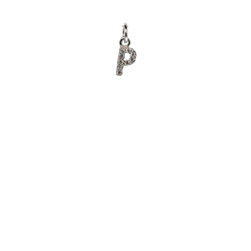Cut-out Bling Initial P image 0