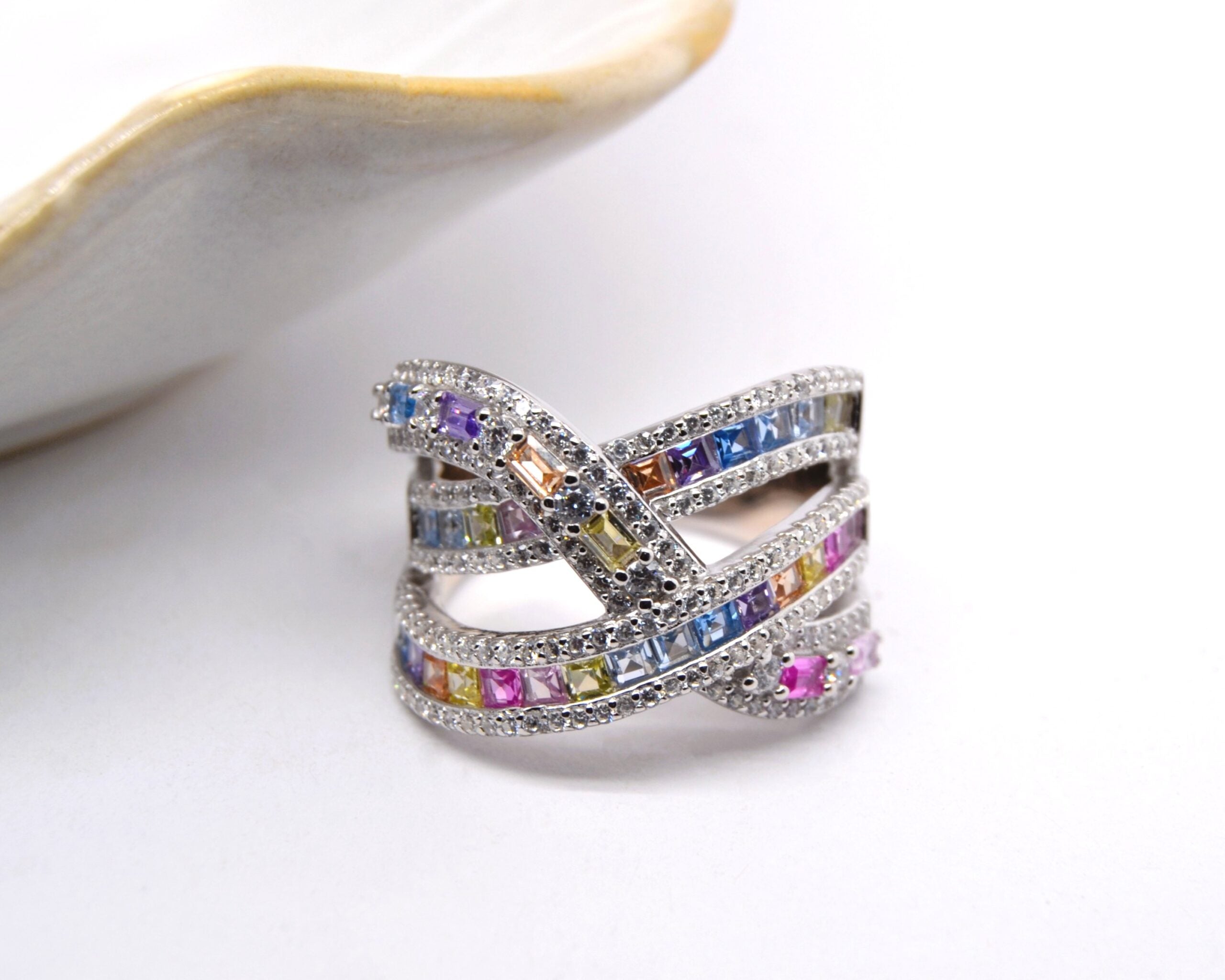 Courtney Silver Rings image 0