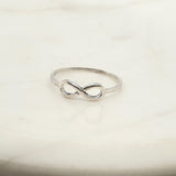 Silver Infinity Ring image 0