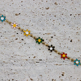 Multicolor Gold Bracelet image 0