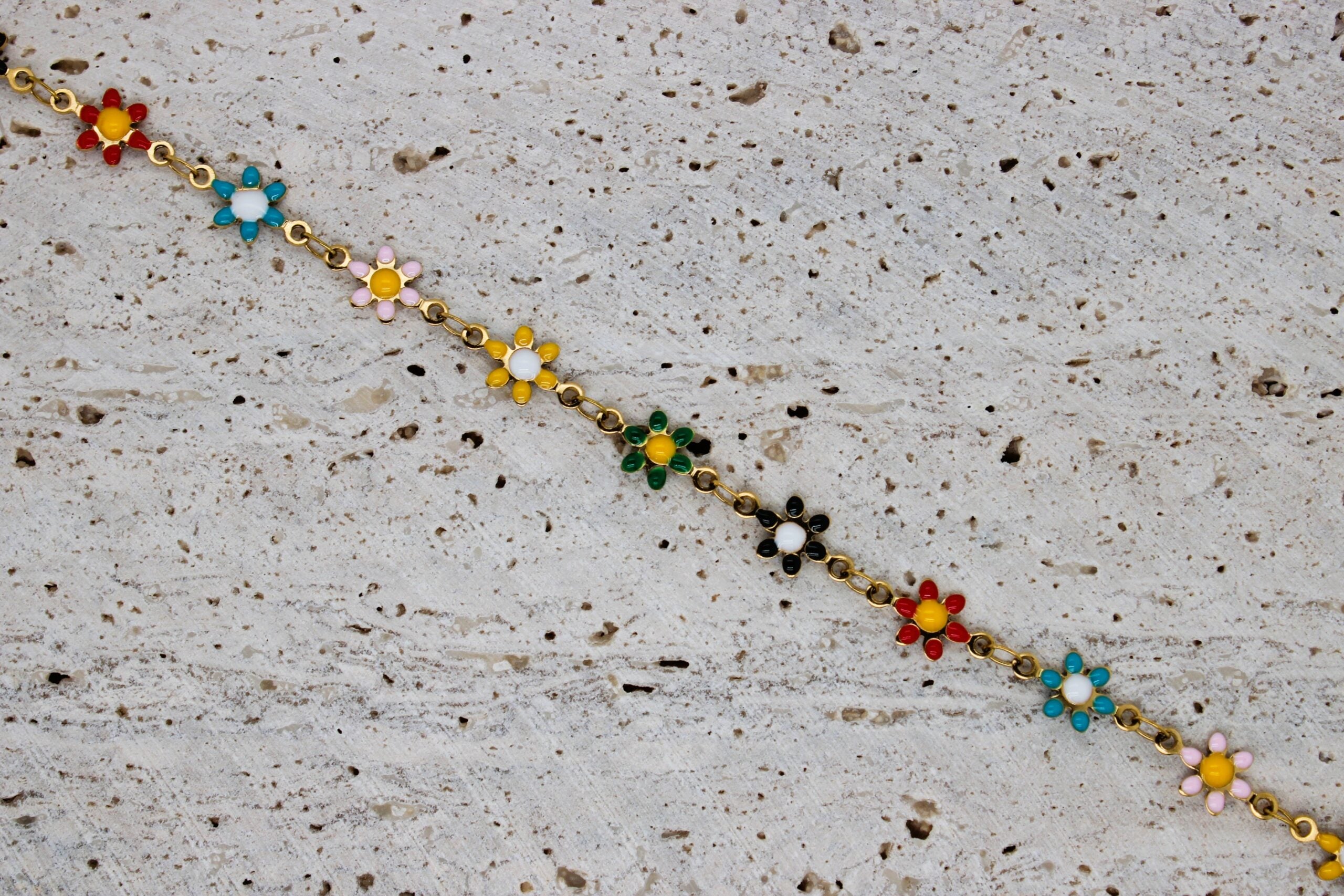 Multicolor Gold Bracelet image 0