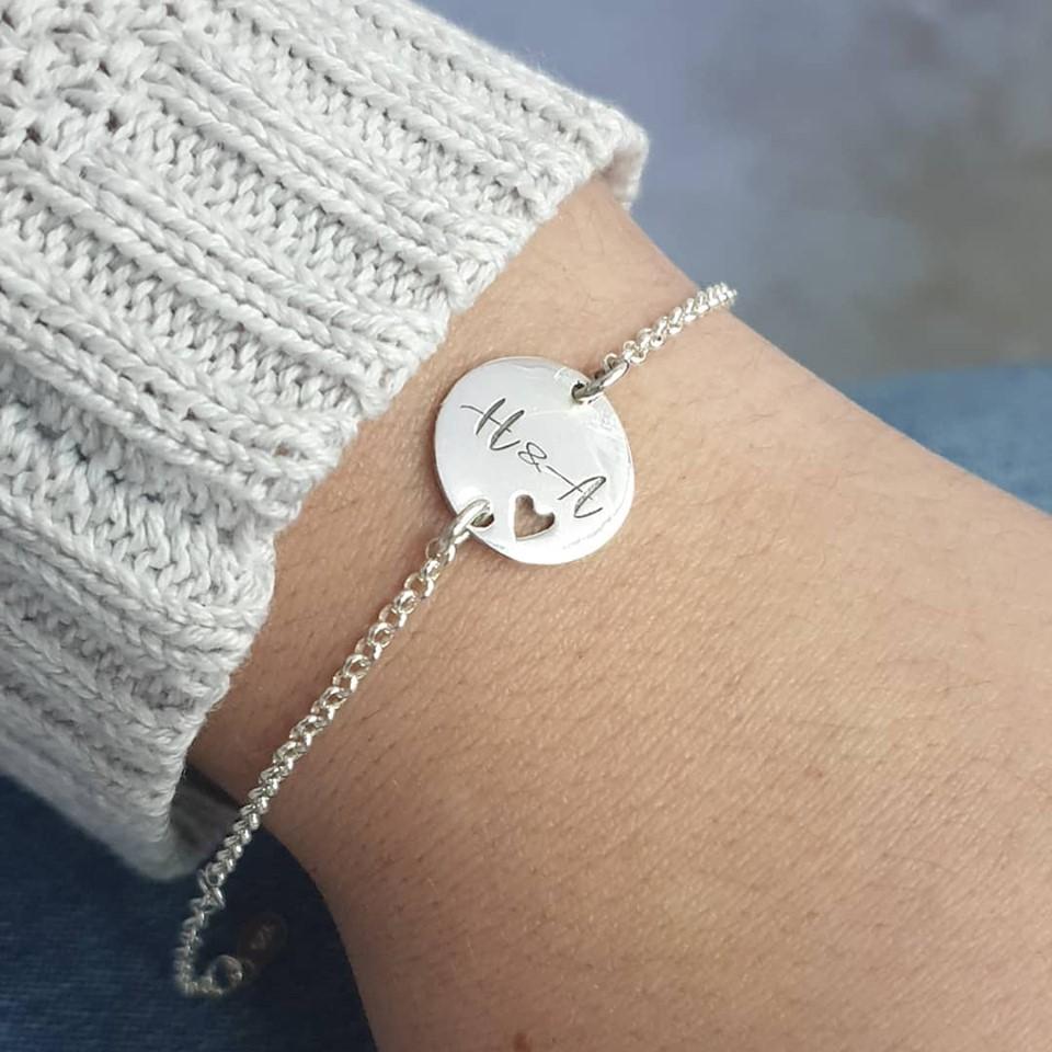 Heart coin Bracelet image 0