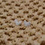 Bling Heart Studs image 0