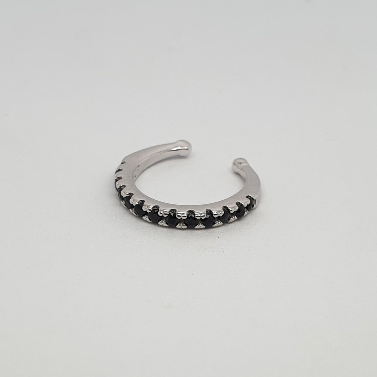 Bling Ear Cuff - Black image