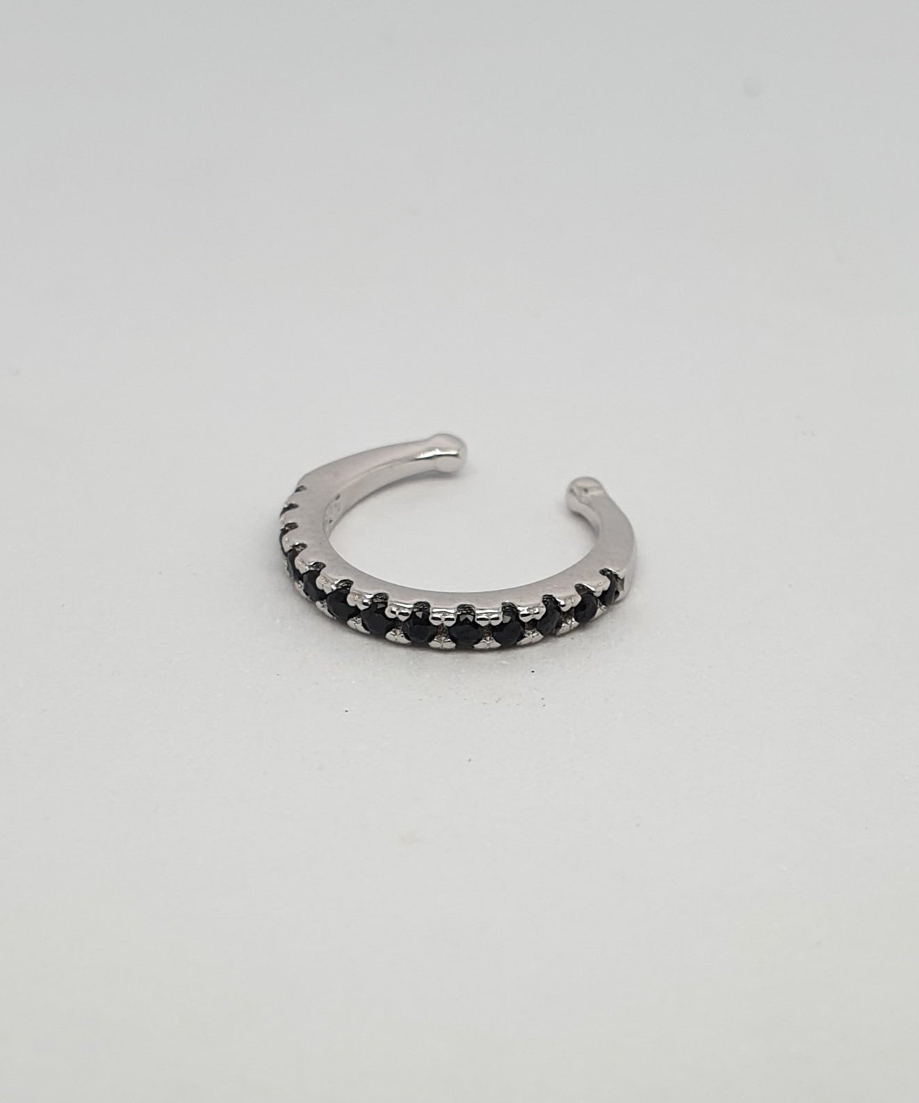 Bling Ear Cuff - Black image